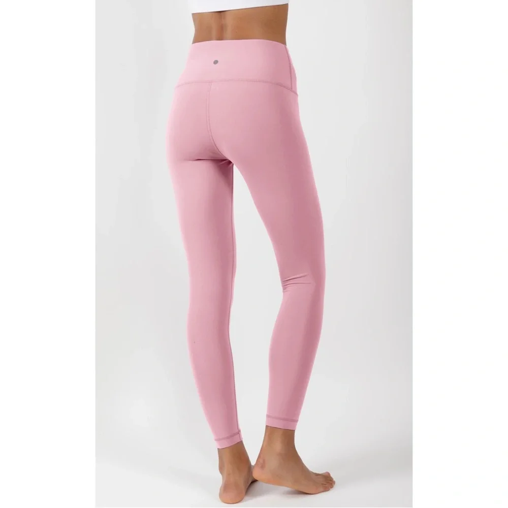 | high-performance soft pink compression workout legging | - Picture 3 of 9